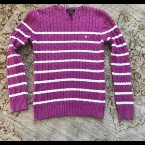 Women’s Small Ralph Lauren Cable Knit Sweater